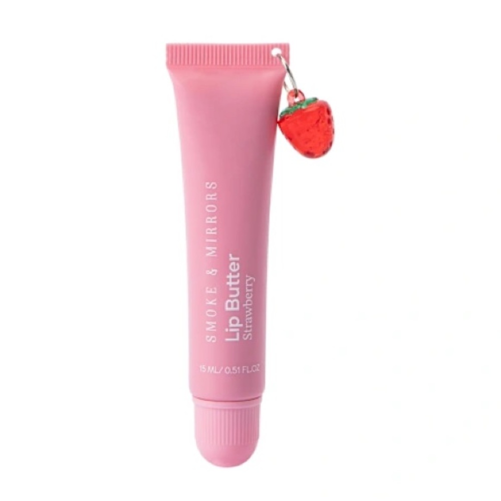 Luscious Lips Strawberry Lip Butter Balm with Strawberry Charm
